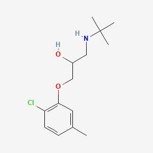molecular formula C14H22ClNO2 B1668059 Bupranolol CAS No. 14556-46-8
