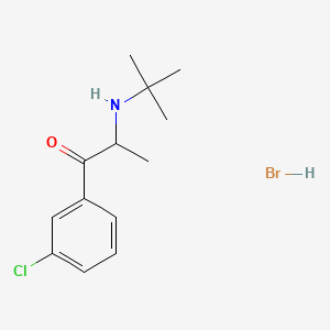 molecular formula C13H19BrClNO B1668062 Bupropion hydrobromide CAS No. 905818-69-1