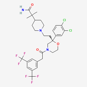 molecular formula C31H35Cl2F6N3O3 B1668066 Ssr 240600 CAS No. 537034-22-3