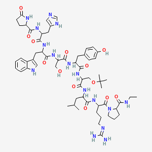 molecular formula C62H90N16O15 B1668069 Buserelin acetate CAS No. 68630-75-1