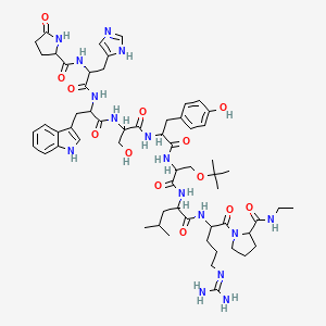 molecular formula C60H86N16O13 B1668069 Buserelin acetate CAS No. 68630-75-1