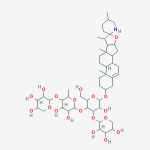 molecular formula C49H79NO19 B166807 Incanumine CAS No. 128585-03-5