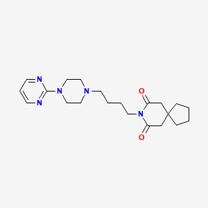 molecular formula C21H31N5O2 B1668070 丁螺环酮 CAS No. 36505-84-7