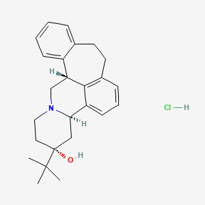 molecular formula C25H32ClNO B1668077 Butaclamol hydrochloride CAS No. 36504-94-6
