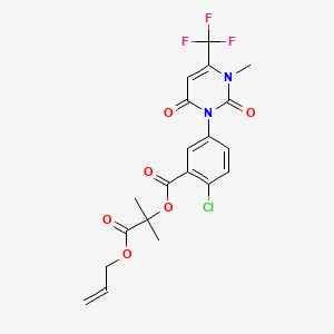 molecular formula C20H18ClF3N2O6 B1668078 Butafenacil CAS No. 134605-64-4