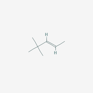 molecular formula C7H14 B166808 (E)-4,4-Dimethyl-2-pentene CAS No. 690-08-4