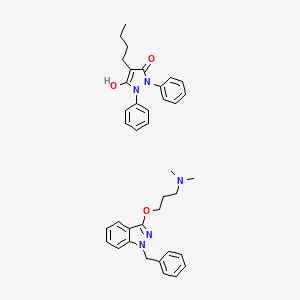 molecular formula C38H43N5O3 B1668090 丁草胺 CAS No. 37598-92-8