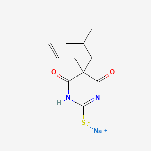 molecular formula C11H15N2NaO2S B1668093 Buthalital sodium CAS No. 510-90-7