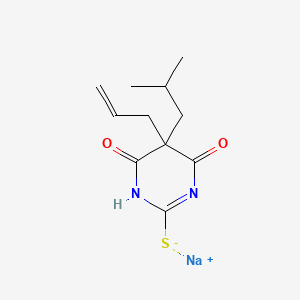 molecular formula C11H14N2Na2O2S B1668093 Buthalital sodium CAS No. 510-90-7