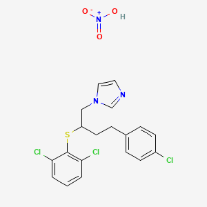 molecular formula C19H18Cl3N3O3S B1668105 Butoconazole nitrate CAS No. 64872-77-1