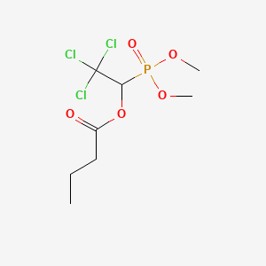 molecular formula C8H14Cl3O5P B1668107 Butonate CAS No. 126-22-7