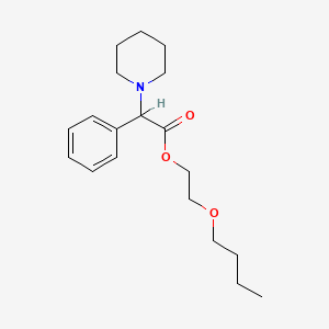 molecular formula C19H29NO3 B1668109 Butopiprine CAS No. 55837-15-5