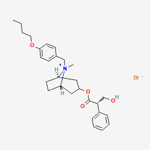 molecular formula C28H38BrNO4 B1668115 Butropium bromide CAS No. 29025-14-7