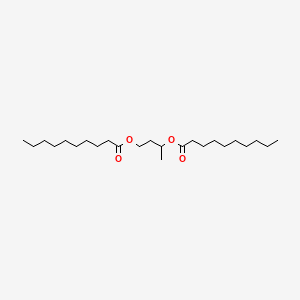 molecular formula C24H46O4 B1668124 Butylene glycol dicaprate CAS No. 4196-74-1