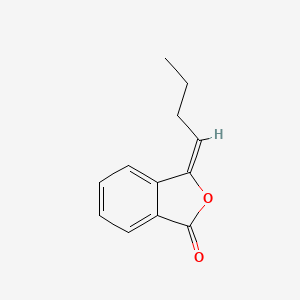 molecular formula C12H12O2 B1668125 Butylidenephthalide CAS No. 551-08-6