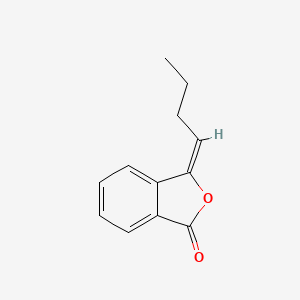 molecular formula C12H12O2 B1668125 3-丁烯基苯并二甲内酯 CAS No. 551-08-6