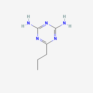 molecular formula C6H11N5 B1668135 Butyroguanamine CAS No. 5962-23-2