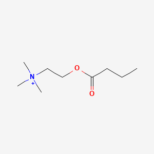 molecular formula C9H20NO2+ B1668140 Butyrylcholine CAS No. 3922-86-9