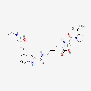 molecular formula C29H43N5O8 B1668159 BW A575C CAS No. 103221-88-1