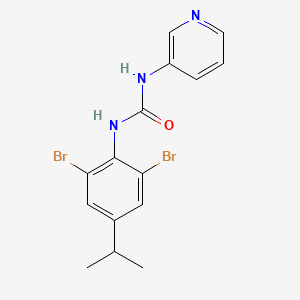 molecular formula C15H15Br2N3O B1668162 BX430 