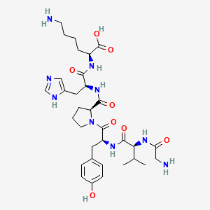 molecular formula C33H49N9O8 B1668172 C111 Peptide CAS No. 146935-77-5