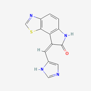 molecular formula C13H8N4OS B1668176 PKR Inhibitor CAS No. 608512-97-6