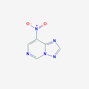 molecular formula C5H3N5O2 B166819 8-Nitro-[1,2,4]triazolo[1,5-c]pyrimidine CAS No. 129157-77-3
