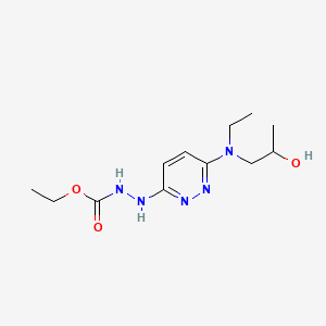 molecular formula C12H21N5O3 B1668199 Cadralazine CAS No. 64241-34-5