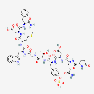 molecular formula C58H73N13O21S2 B1668201 Caerulein CAS No. 17650-98-5