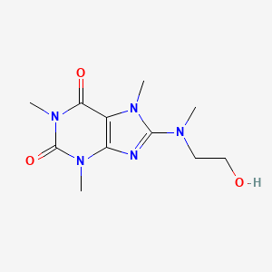 molecular formula C11H17N5O3 B1668202 Cafaminol CAS No. 30924-31-3