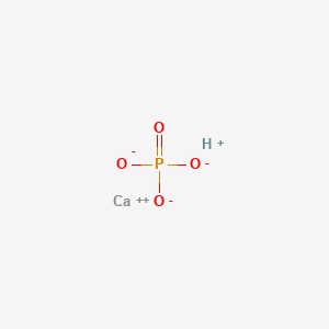 molecular formula CaH3O4P B1668225 Calcium hydrogen phosphate CAS No. 7757-93-9