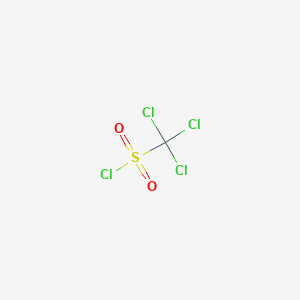 molecular formula CCl4O2S B166823 Trichloromethanesulfonyl chloride CAS No. 2547-61-7