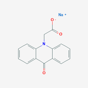molecular formula C15H10NNaO3 B1668242 Cridanimod Sodium CAS No. 144696-36-6