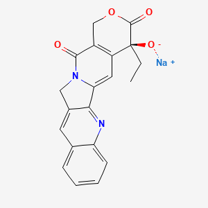 molecular formula C20H17N2NaO5 B1668249 Sodium camptothecin CAS No. 25387-67-1