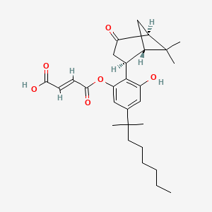 molecular formula C28H38O6 B1668264 大麻二酚 CAS No. 573981-31-4