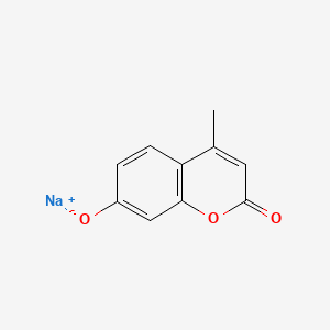 molecular formula C10H7NaO3 B1668267 Cantabiline sodium CAS No. 5980-33-6