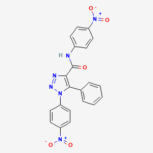 molecular formula C21H14N6O5 B1668271 CAP-53194 