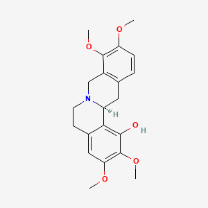 molecular formula C21H25NO5 B1668273 Capaurine CAS No. 478-14-8