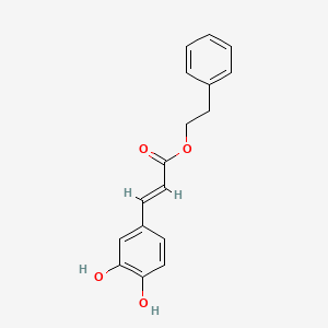 molecular formula C17H16O4 B1668274 Caffeic Acid Phenethyl Ester CAS No. 104594-70-9