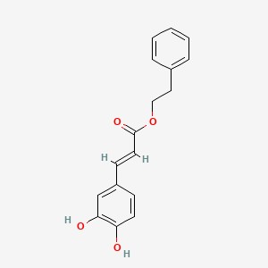 molecular formula C17H16O4 B1668274 Caffeic acid phenethyl ester CAS No. 104594-70-9