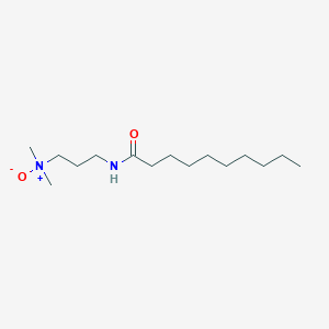 molecular formula C15H32N2O2 B1668279 Capramidopropylamine oxide CAS No. 73772-44-8