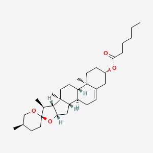 molecular formula C33H52O4 B1668283 Caprospinol CAS No. 4952-56-1