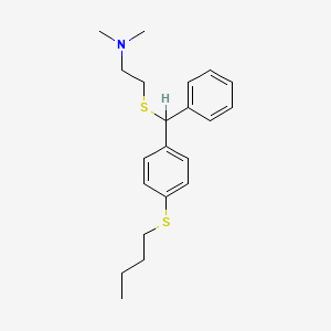 molecular formula C21H29NS2 B1668292 Captodiame CAS No. 486-17-9