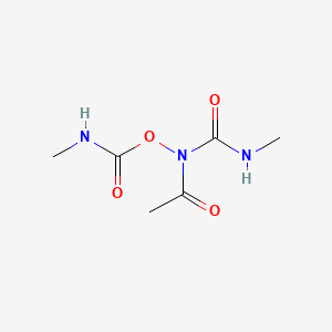 molecular formula C6H11N3O4 B1668298 卡拉西酰胺 CAS No. 81424-67-1