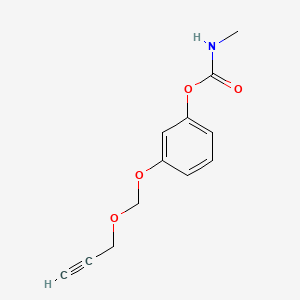 Carbamic acid, methyl-, m-((2-propynyloxy)methoxy)phenyl ester