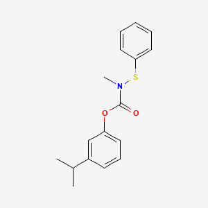 Carbamic acid, methyl(phenylthio)-, m-isopropylphenyl ester