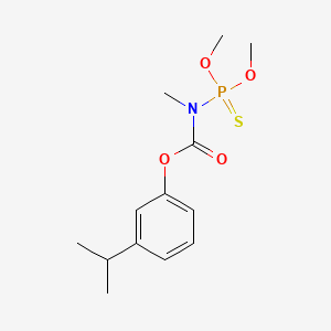 Carbamic acid, N-(O,O-dimethylphosphorothioyl)-N-methyl-, m-isopropylphenyl ester