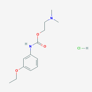Carbanilic acid, m-ethoxy-, 2-(dimethylamino)ethyl ester, hydrochloride