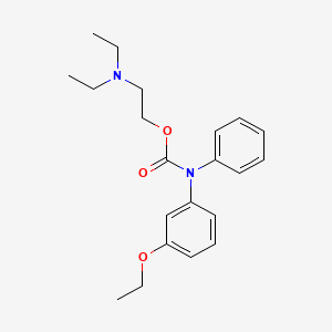 Carbanilic acid, m-ethoxy-N-phenyl-, 2-(diethylamino)ethyl ester
