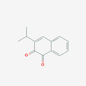 molecular formula C13H12O2 B166833 3-Isopropylnaphthalene-1,2-dione CAS No. 133130-13-9
